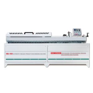 EBJ450 bevel fully automatic 30-45-degree oblique straight edge panel furniture edge banding machine