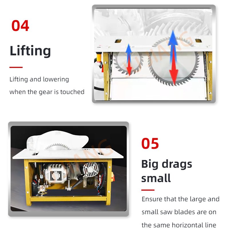 SBJ480 Multifunctional Folding Table Saw - Image 4