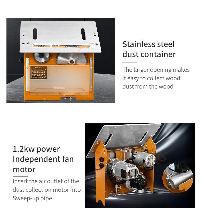 SBJ480 Multifunctional Folding Table Saw - Image 3